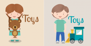 juguetes niño y niña